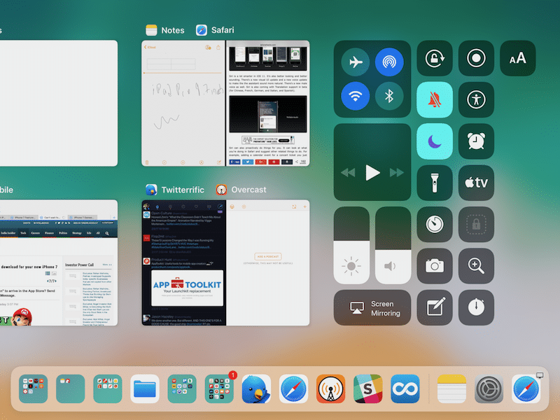 iOS 11 App Switcher