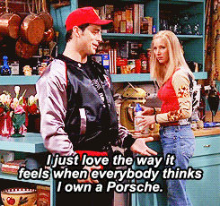 Joey and his Porsche